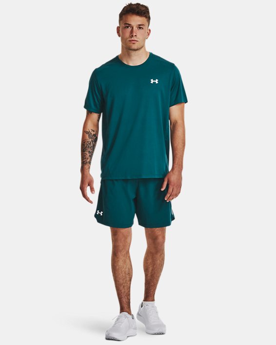 Men's UA Speed Stride 2.0 T-Shirt in Green image number 2